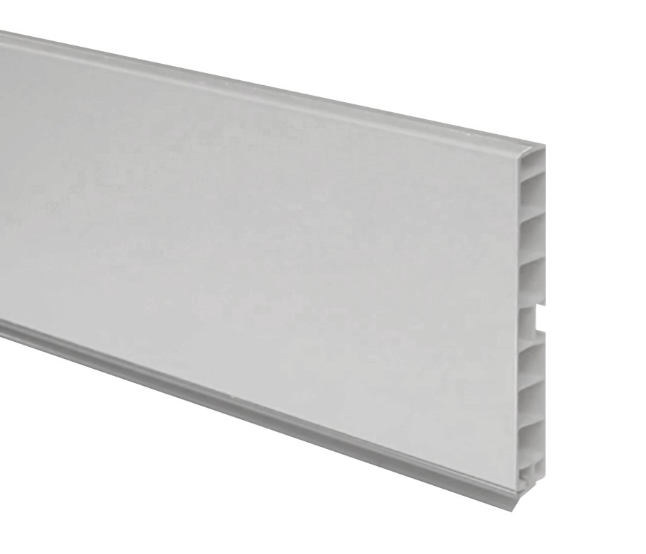 Цоколь для кухни 240x10 см, ПВХ, цвет вишня