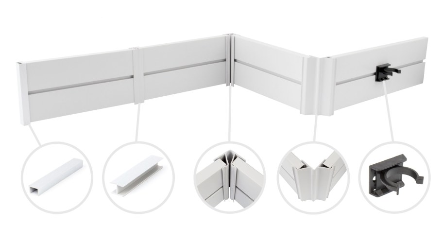 Цокольный плинтус для кухонной мебели