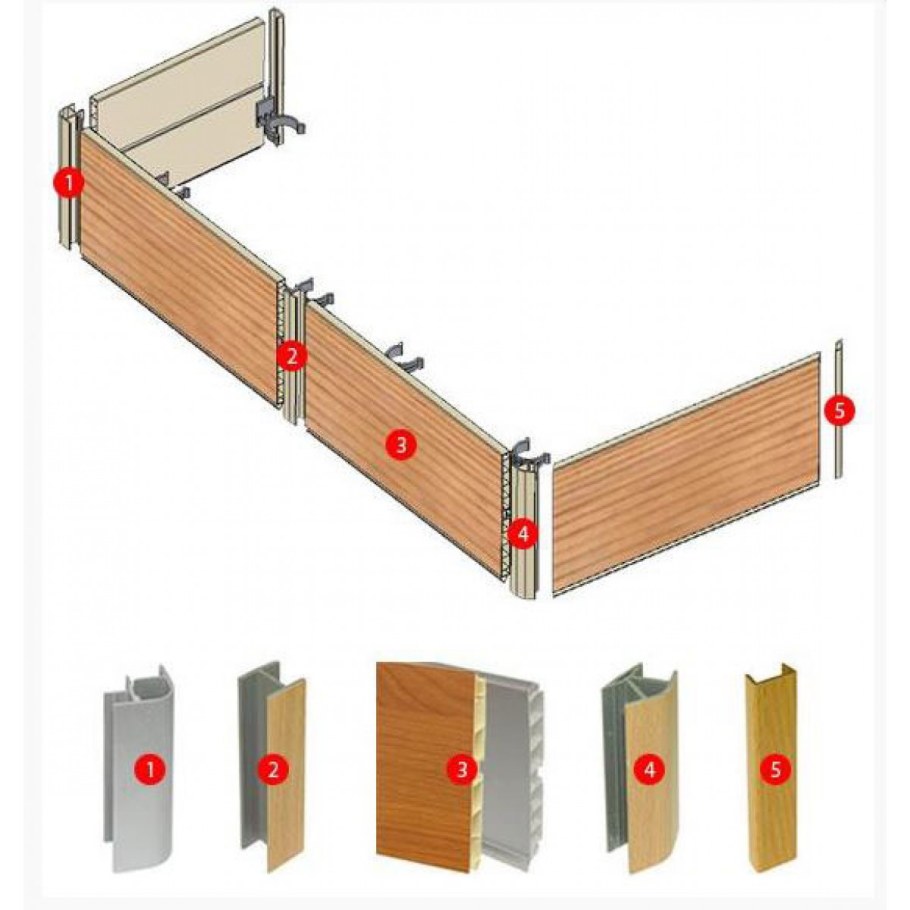 Как установить цоколь ПВХ 100 мм для кухни