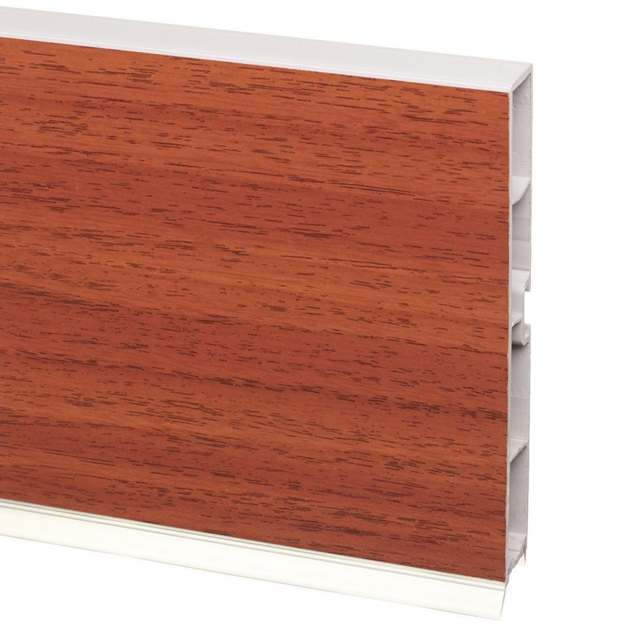 Цоколь ПВХ H-100,L=4м орех noche