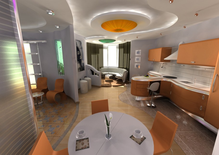 Круглая квартира планировка