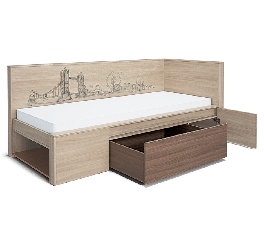 Кровать город МСТ 1.2