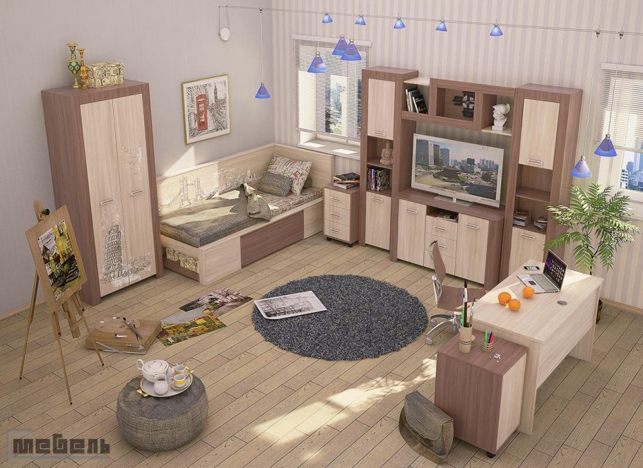 Детская город МСТ мебель