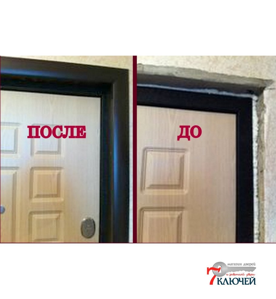 Монтаж коробки межкомнатной двери