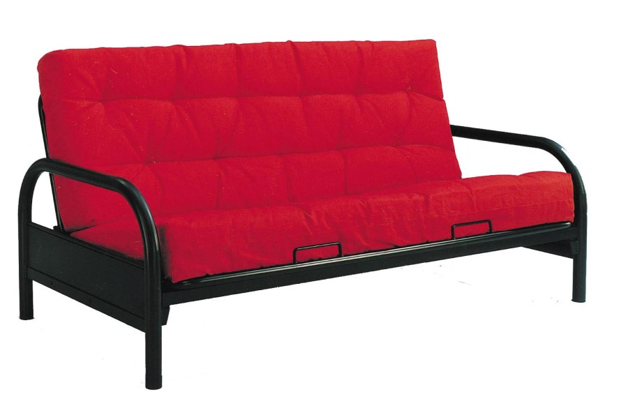 Диван на металлическом каркасе раскладной
