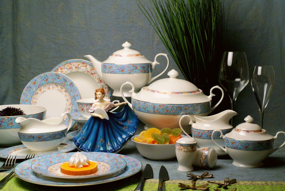 Форфор оянсовая посуда