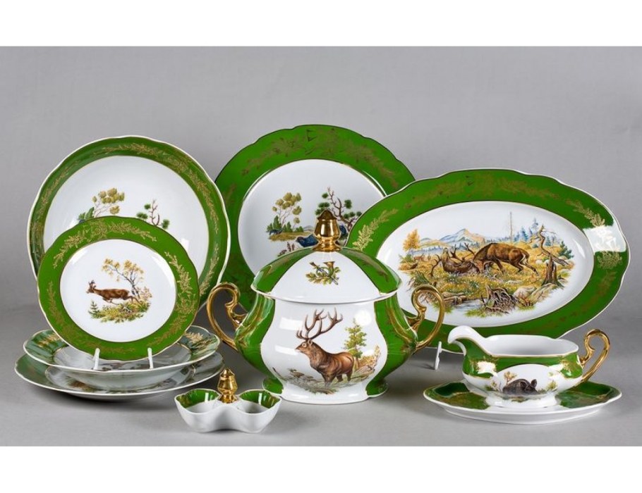Столовый сервиз на 6 персон 25 предметов Leander Мэри-Энн охота