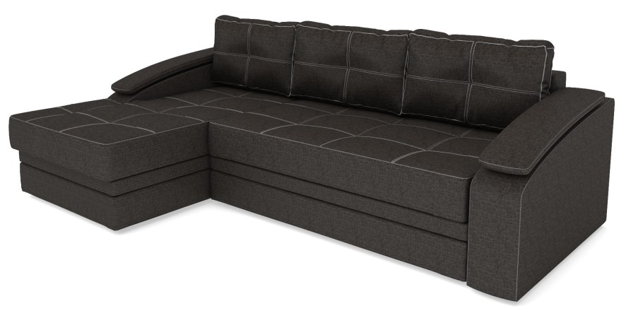 Угловой диван Консул (Мадагаскар 06 (серый), левый)