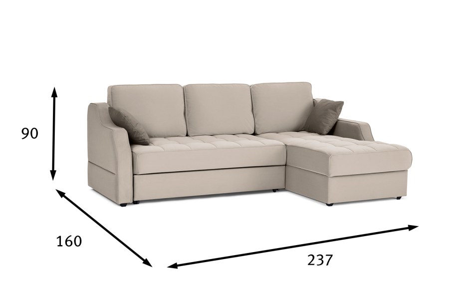 Диван угловой "Бенвенуто" 2+2