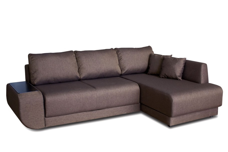 Диван Манчестер с полочками в подлокотниках