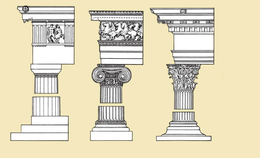 Римско дорический ордер Капитель