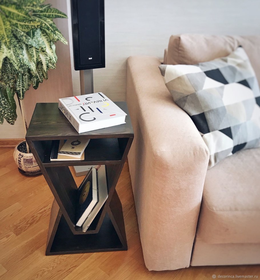 Vittsjö ВИТШЁ подставка д/ноутбука, черно-коричневый/стекло 35x65 см