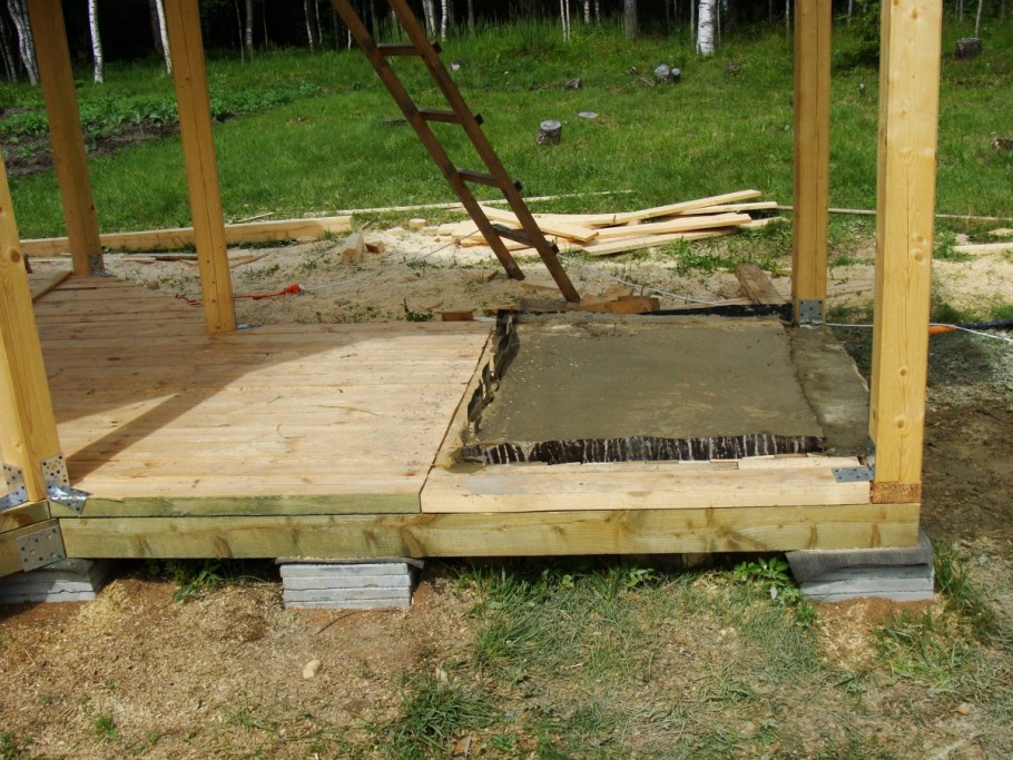 Основание для беседки