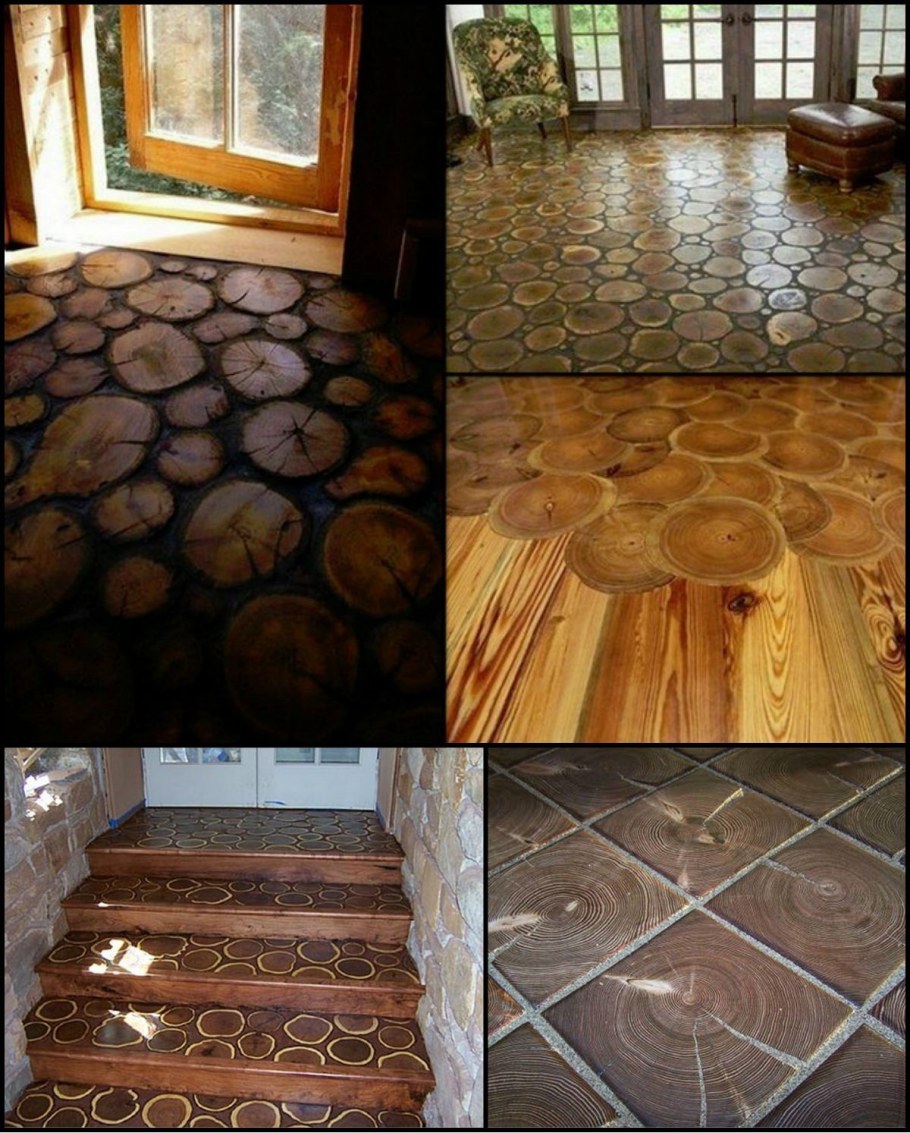 Декор деревянного пола
