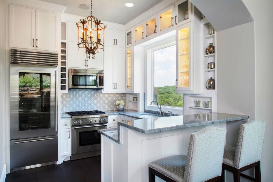 П-образная кухня икеа