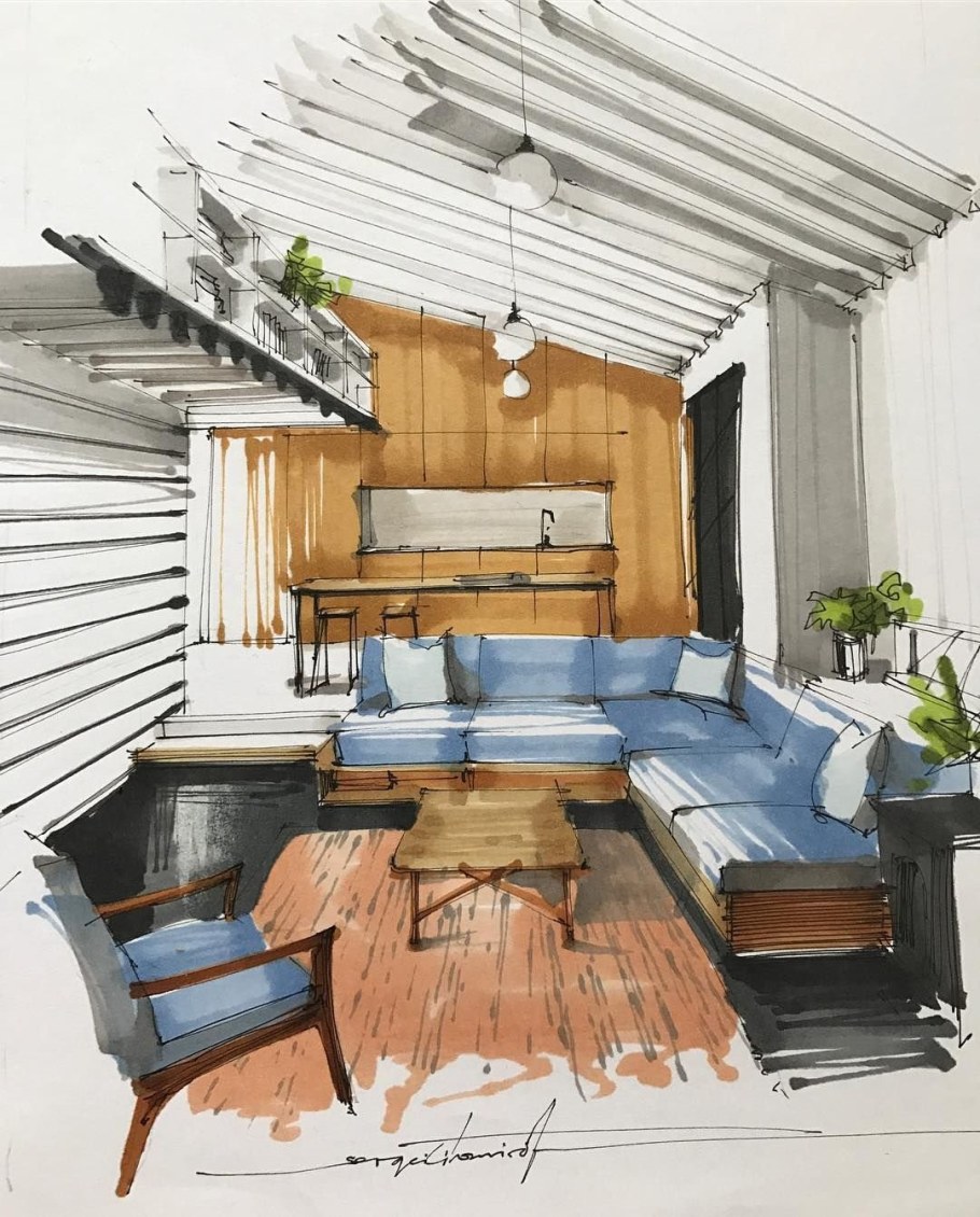 Сергей Тихомиров скетчинг