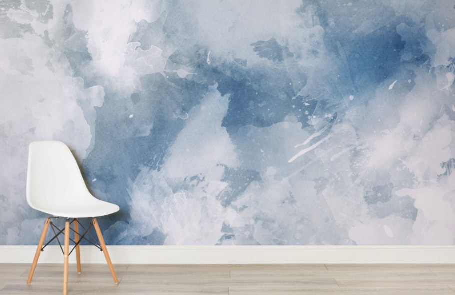 Роспись стен в пастельных тонах