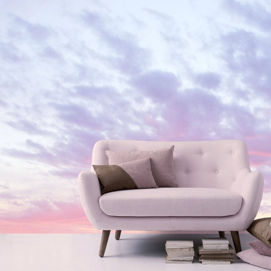 Облака в интерьере детской