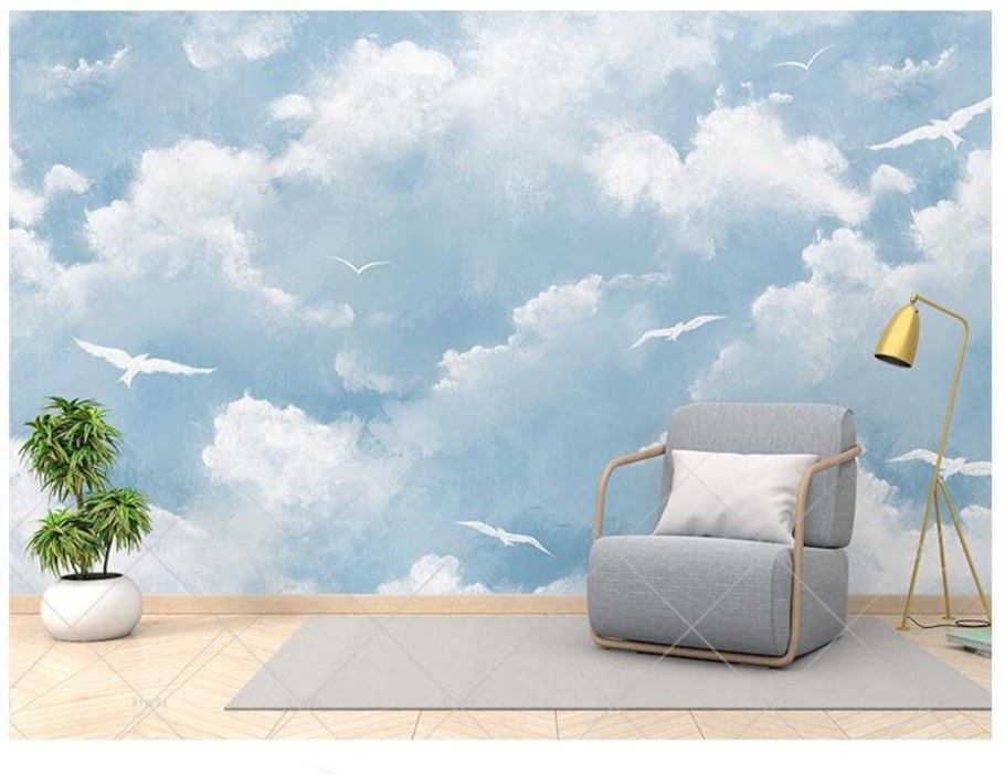 Облака на стене