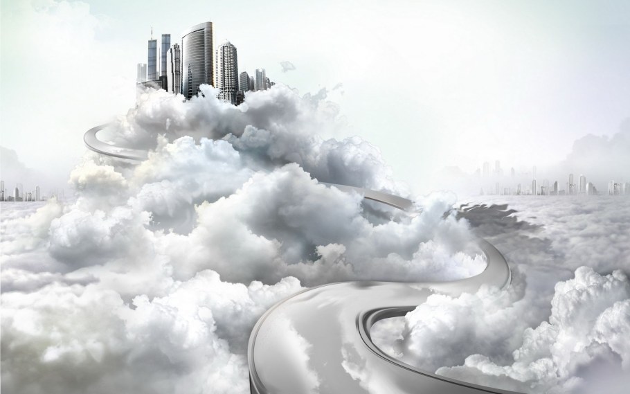 Обои с облаками в детскую