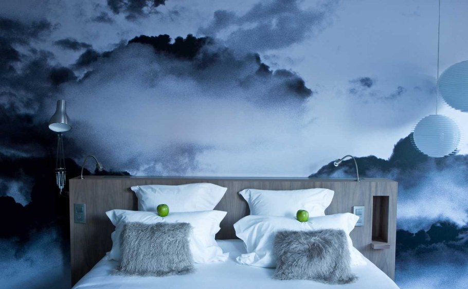 Детские обои облака