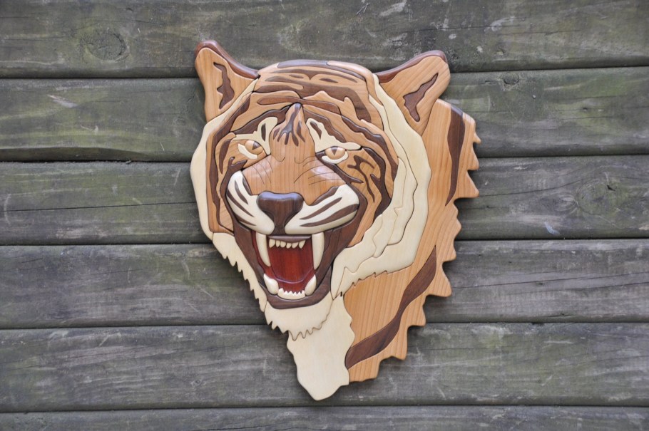 Мозаика из дерева интарсия