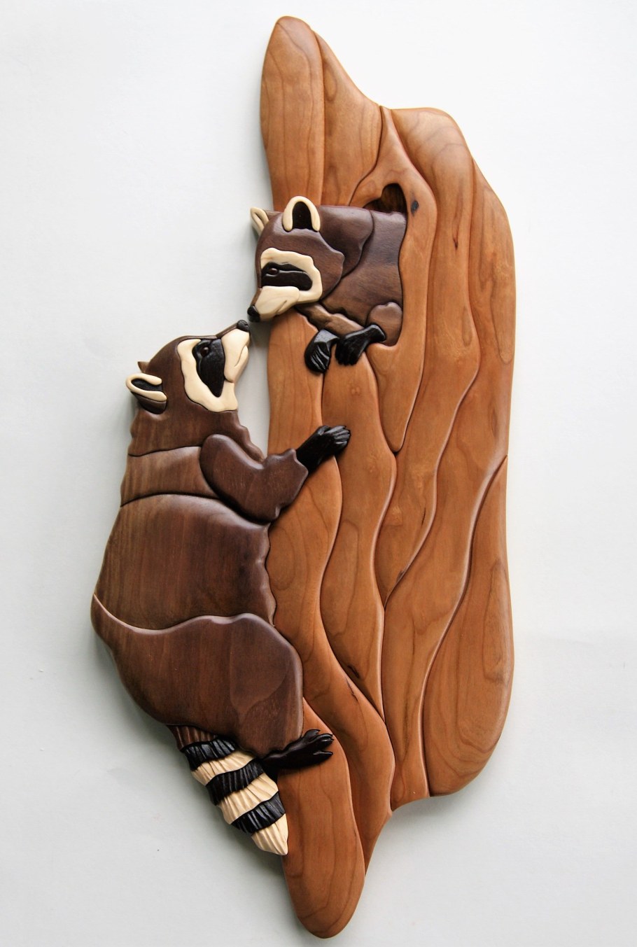 Енот из дерева своими руками