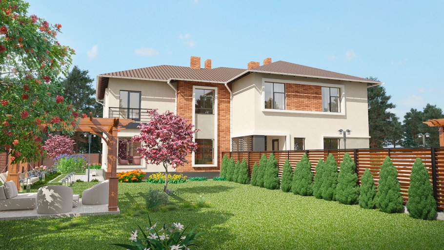 Триплекс дом на три семьи