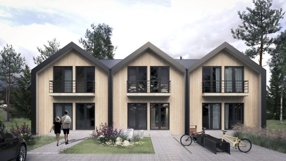 Таунхаус на 3 семьи