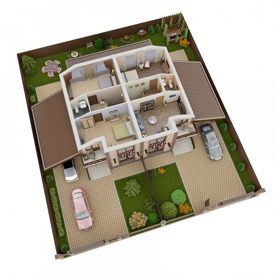 Дуплекс планировка