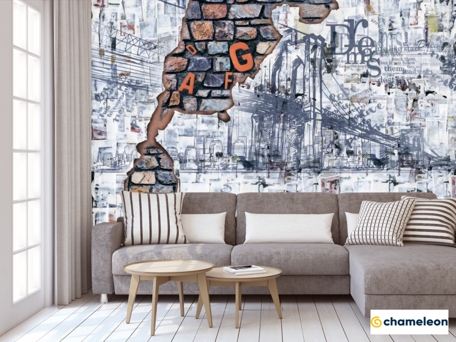 Фотообои в стиле лофт