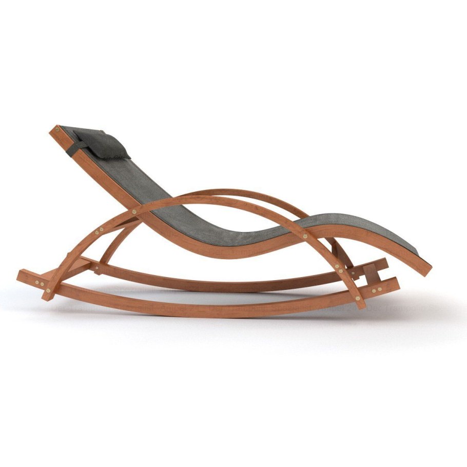 Кресло-шезлонг ротанговое дачное