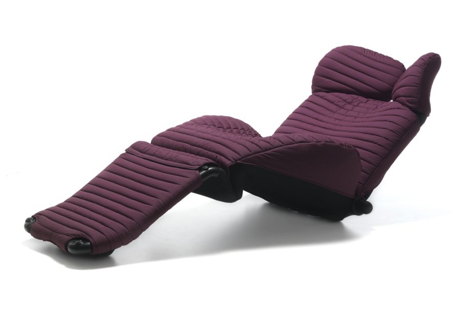 Атаманка кресло лежак велюр хром