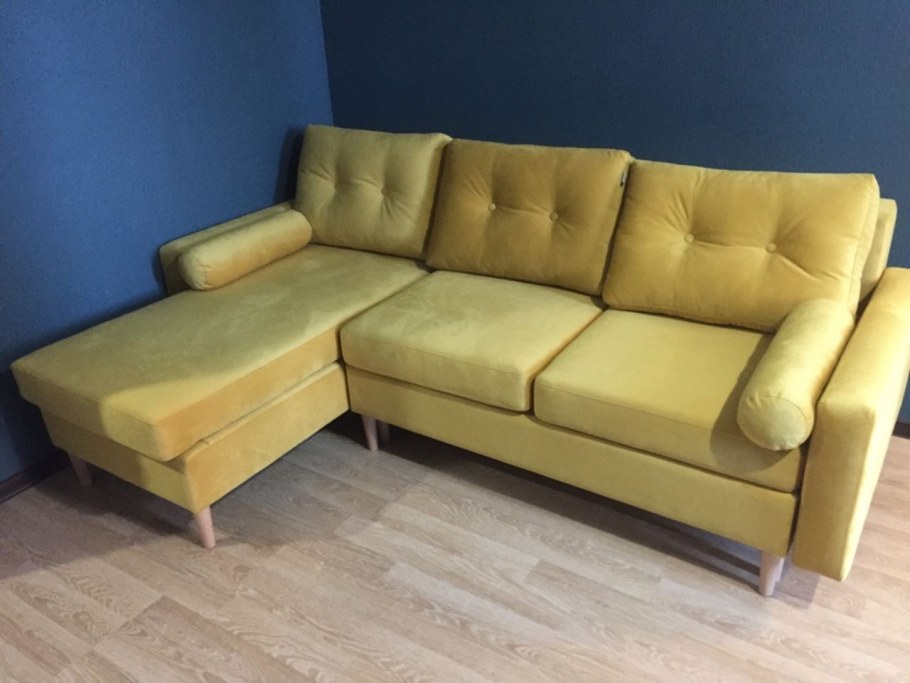 Диван Белфаст - рогожка серая