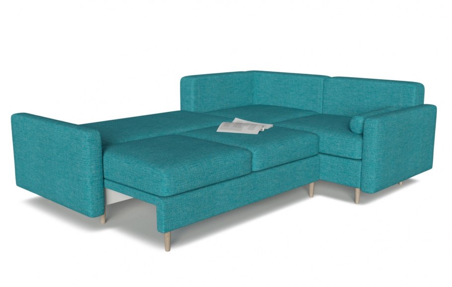 Угловой диван Белфаст серый