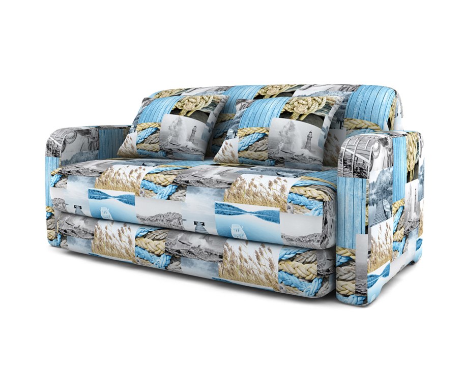 Диван аккордеон с подлокотниками