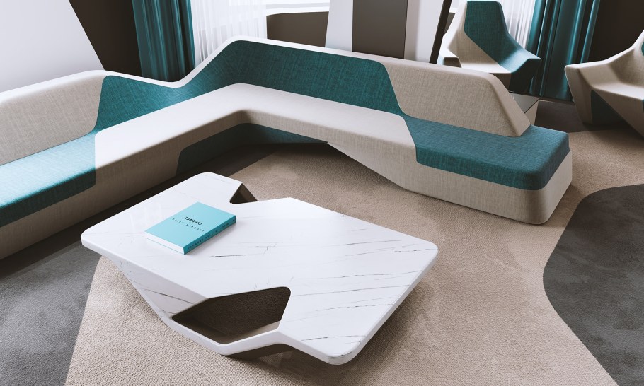 Диван необычной формы