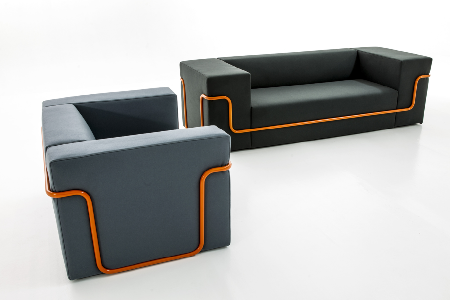 Современная диван для рекламы вертикальный