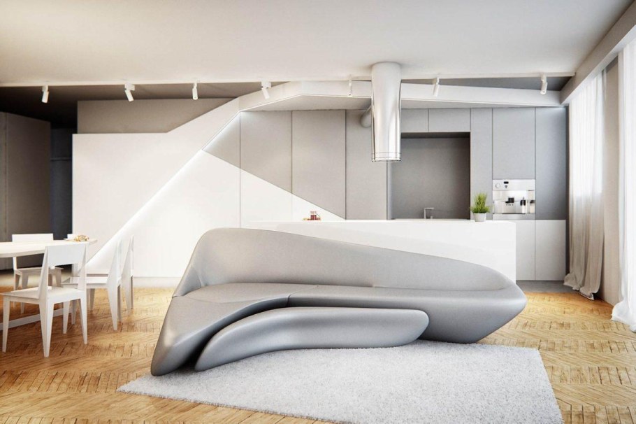 Moon Sofa Заха Хадид