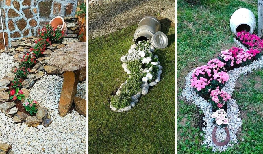 Декоративные клумбы на даче