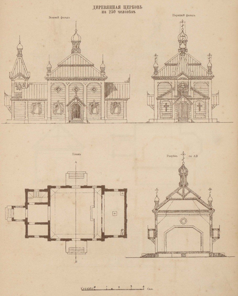 Введенский собор лейб-гвардии чертеж