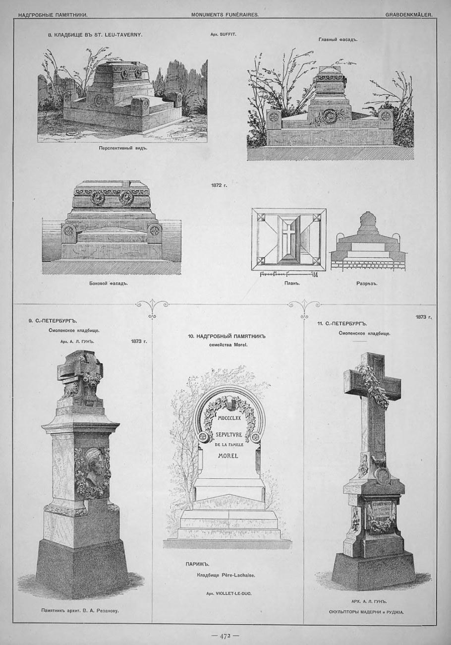 Чертежи памятников на кладбище