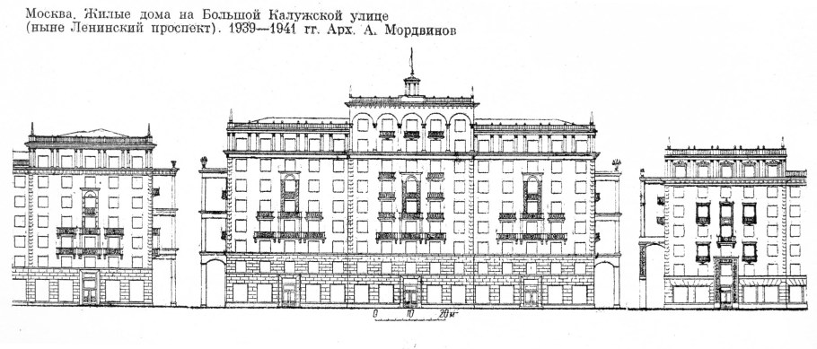 Сталинский Ампир в архитектуре чертежи