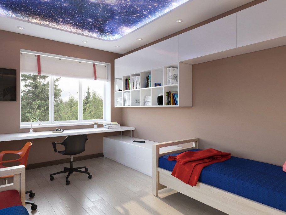 Комната для двоих школьников