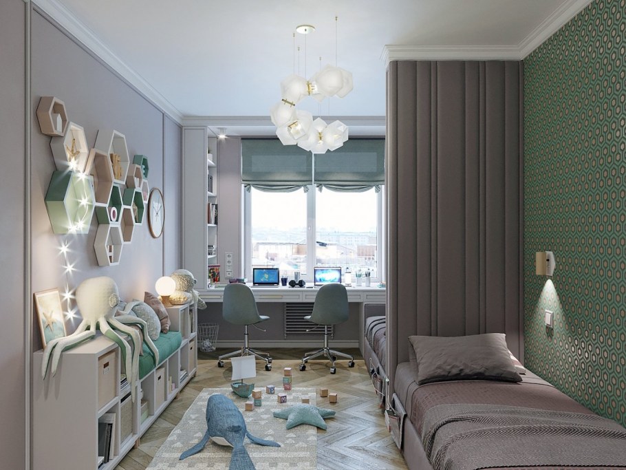 Комната подростка Неоклассика