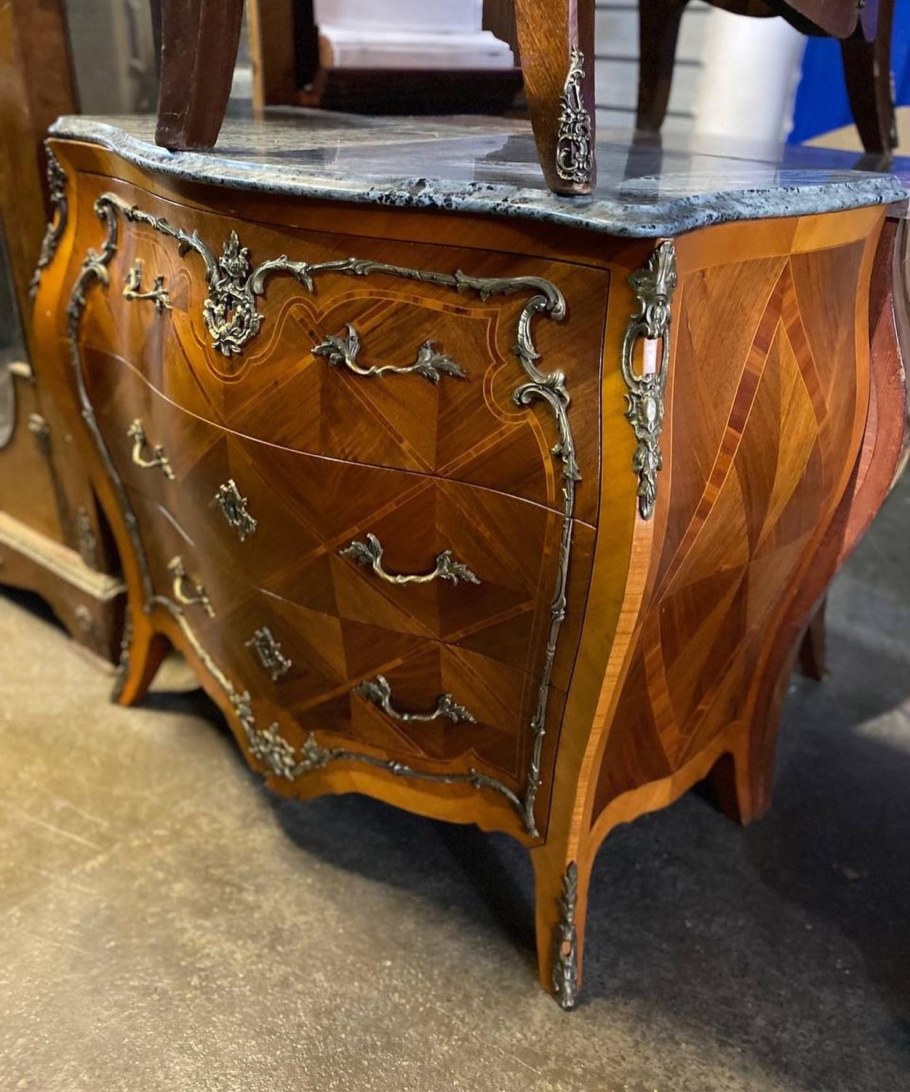 Комод т-3р дуб сонома белый