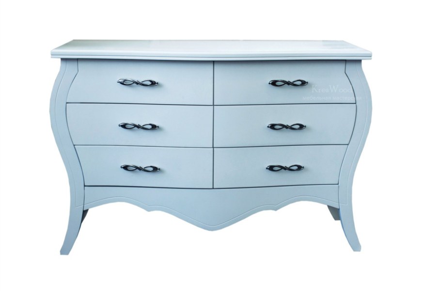 Комод антикварный пузатый