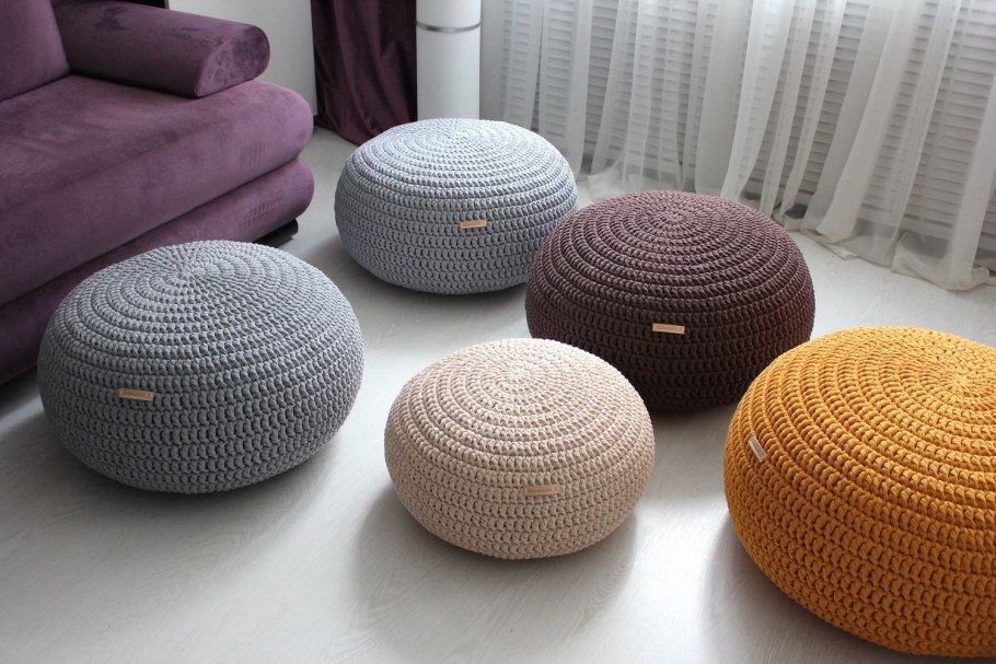 Вязаные салфетки в интерьере