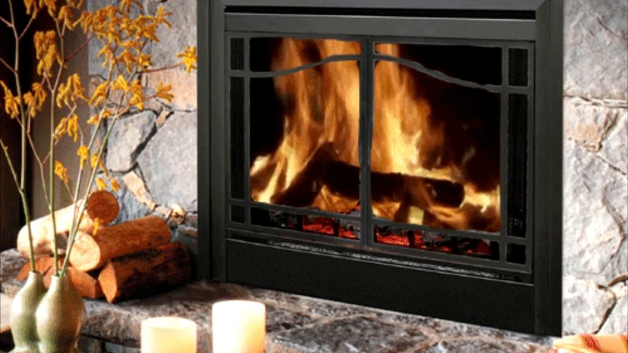 Анимированный камин