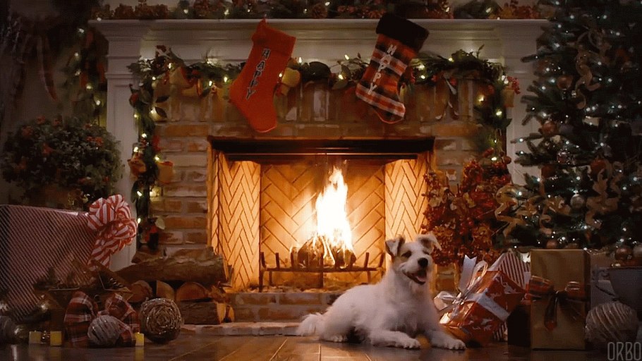 Новогодний камин